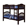 Dark Brown Twin Contemporary Bunk Bed