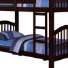 Dark Brown Twin Contemporary Bunk Bed