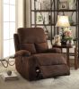 32" Chocolate Linen Recliner