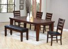 48" Dark Brown Dining Table