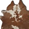 72" X 84" Brown And White Cowhide - Rug