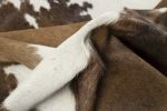 72" X 84" Taupe And White Cowhide - Rug