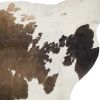 72" X 84" Taupe And White Cowhide - Rug