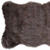 24" X 36" X 1.5" Chocolate Faux Sheepskin - Area Rug