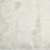 60" X 36" Off White Rectangular Faux Fur - Area Rug