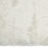 5' X 8' Off White Faux Fur Rectangular Area Rug