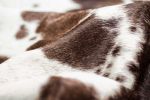 72" X 84" Brown White Cowhide - Rug