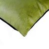 12" X 20" X 5" Lime Cowhide  Pillow