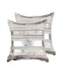 18" X 18" X 5" Silver And Gray  Pillow 2 Pack