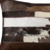 12" X 20" Chocolate Cowhide Throw Pillow