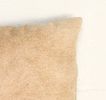 12" X 20" X 5" Tan Cowhide  Pillow 2 Pack