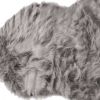 2" X 6" Gray Sheepskin Double - Area Rug