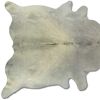 60" X 84" Natural And Light Gray Cowhide - Area Rug