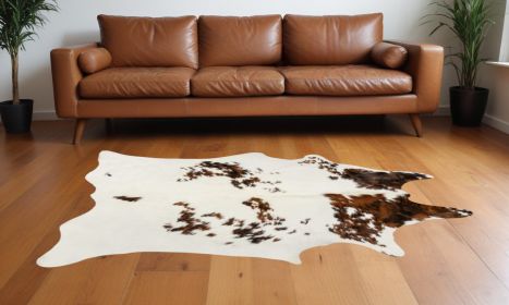 60" X 84" Tricolor Cowhide - Area Rug