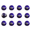 1.5" X 1.5" X 1.5" Navy And Copper  Knobs 12 Pack