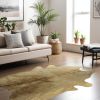 72" X 84" Taupe Cowhide  Area Rug