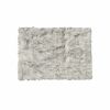 24" X 36"  Gradient Grey Faux Fur Rectangular Area Rug