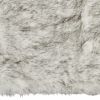 24" X 36"  Gradient Grey Faux Fur Rectangular Area Rug