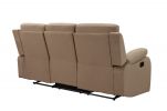 40" Modern Beige Fabric Sofa