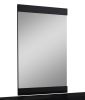 45" Black Framed Accent Mirror