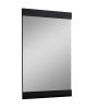 45" Black Framed Accent Mirror