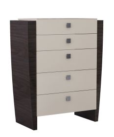 48" Refined Beige High Gloss Chest