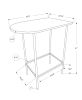 24" Black And Silver Free Form Manufactured Wood Bar Table