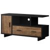 23.75" Particle Board Laminate And Mdf TV Stand With Storage