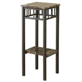 28" Black Square End Table