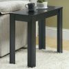 24" Black Console Table