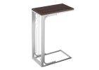 16" X 9" X 24.5" Cherrywhite Mdf Top And Metal Base Accent Table