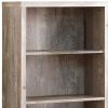 48" Taupe Wood Bookcase