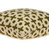 18" X 7" X 18" Transitional Beige Printed Pillow Cover With Poly Insert