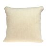 20" X 7" X 20" Transitional Beige Pillow Cover With Poly Insert