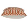 20" X 7" X 20" Transitional Multicolored Pillow Cover With Poly Insert