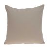 20" X 7" X 20" Elegant Transitional Tan Pillow Cover With Poly Insert