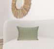 20" X 6" X 14" Tropical Green Pillow Cover With Poly Insert