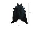 6.5 Ft  Natural Black Brindled Cowhide Rug