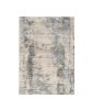 8'X10' Ivory Blue Machine Woven Abstract Indoor Area Rug