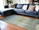 7' X 10'  Polypropylene Blue Or  Green Area Rug