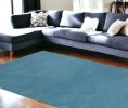 8'X10' Highlighter Blue Indoor Shag Rug