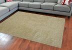 8'X11' Yellow Heather Indoor Shag Rug