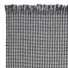 8'X10' Grey Hand Woven Houndstooth Indoor Area Rug