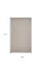 8'X10' Oatmeal Beige Hand Woven Herringbone Indoor Area Rug