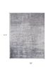 8'X10' Slate Grey Hand Loomed Abstract Brushstroke Indoor Area Rug