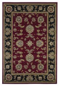 9' X 13'  Polypropylene Red Or  Black Area Rug